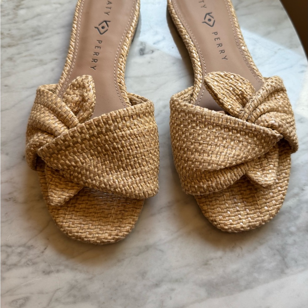 Katy Perry Collections Beige Woven Sandals